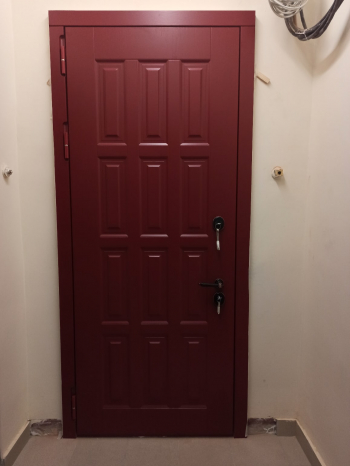 Фото двери с порошком №132