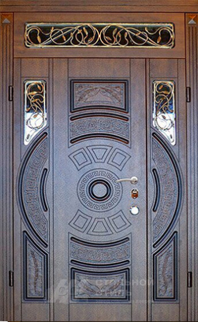Дверь «Парадная дверь №121» c отделкой Массив дуба