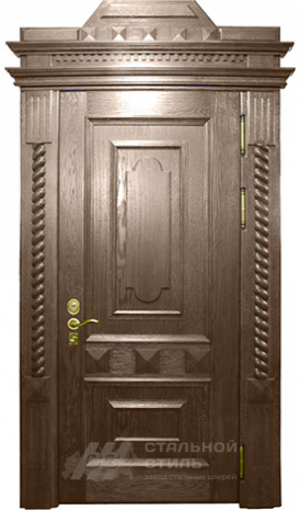 Дверь «Парадная дверь №13» c отделкой Массив дуба